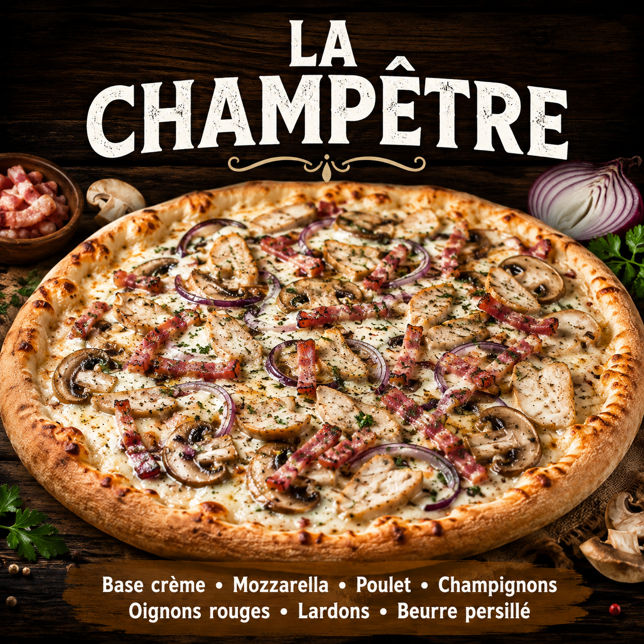 🍕 NOUVEAUTÉ – LA PIZZA DU MOIS DE SEPTEMBRE ! 🍄